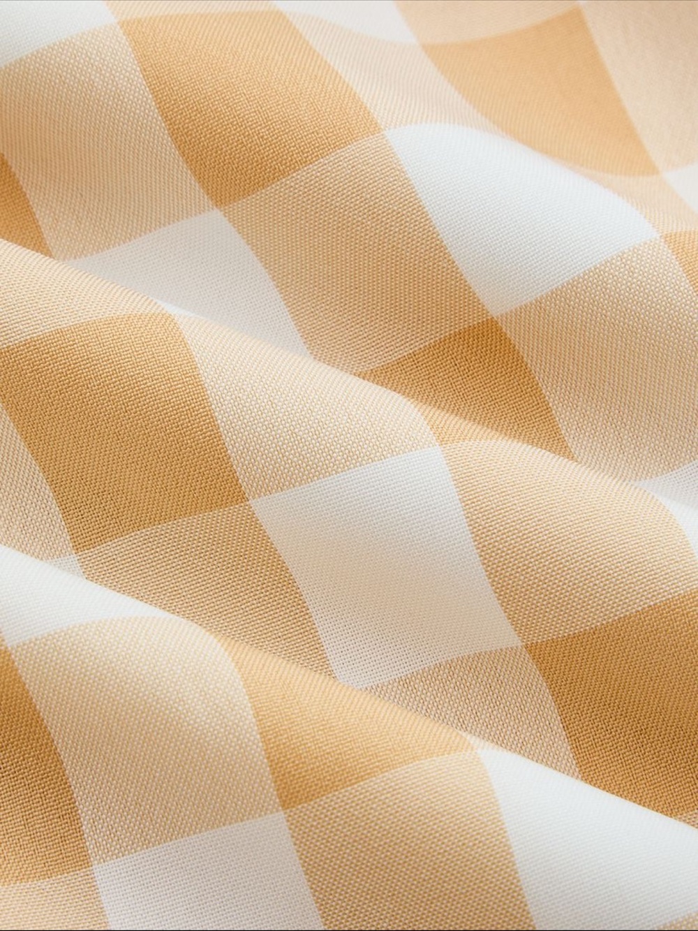 Commense Yellow Gingham Maxi Skirt Set - Picture 7 of 13